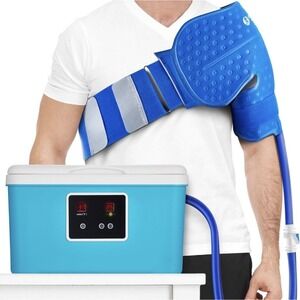 PhysioNatural Cold Therapy System Shoulder 9 Quart Ice Water Circulation Unit